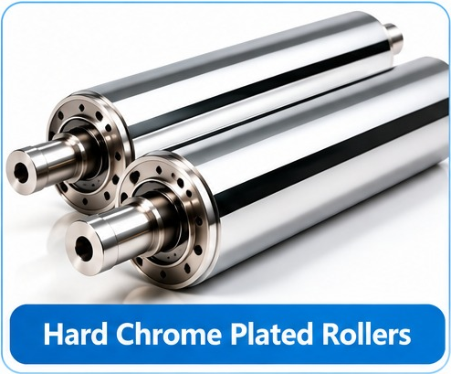 Hard Chrome Plated Rollers