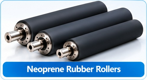 Neoprene Rubber Rollers