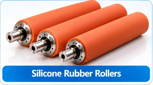 Silicone Rubber Rollers